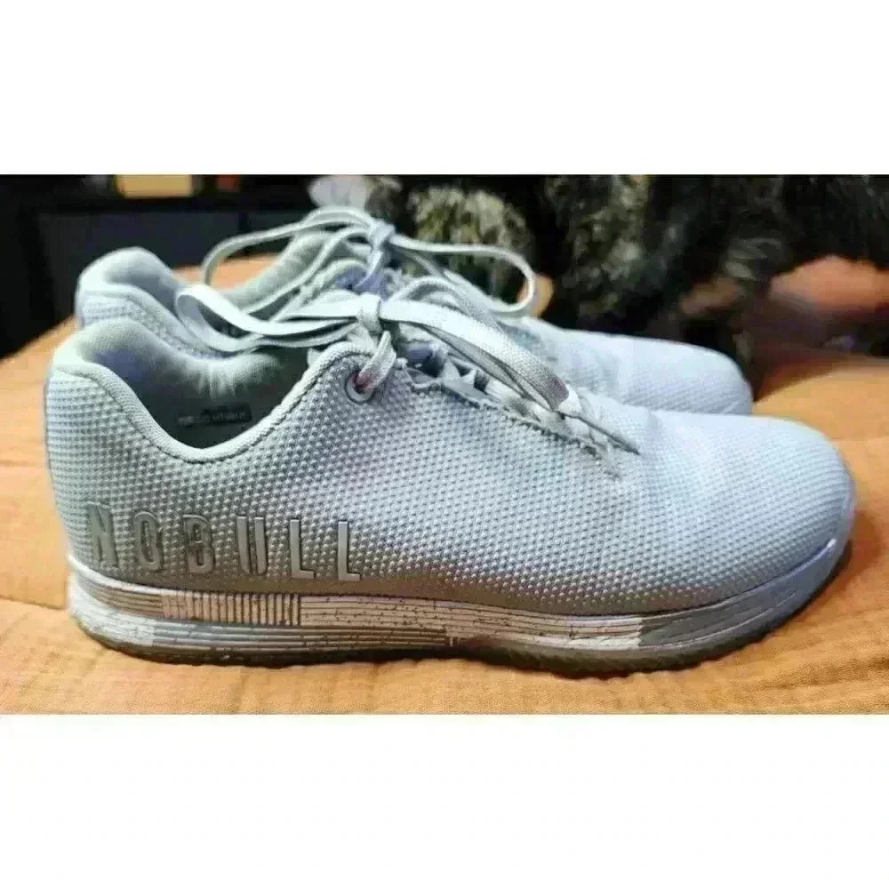 No Bull NOBULL Super Fabric Trainer Athletic Shoes Gray/Stripe Sz 10M / 11.5W - Picture 6 of 10